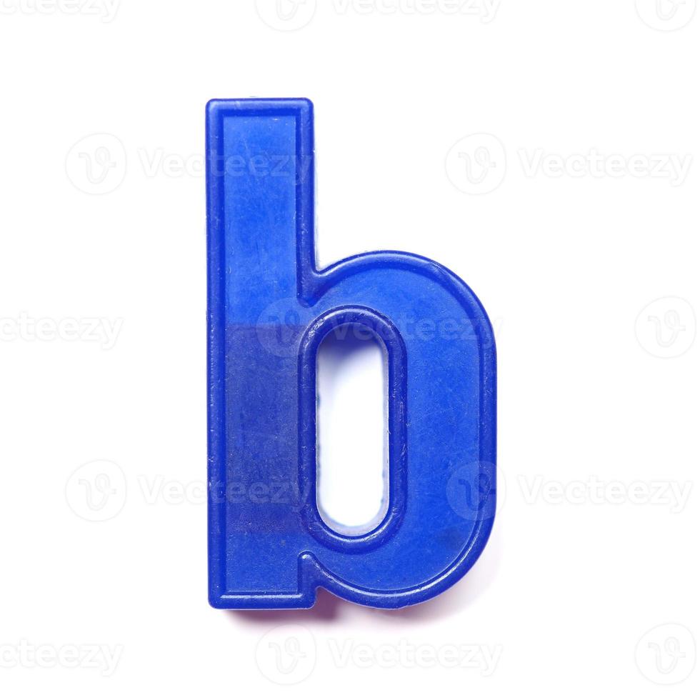 magnetische kleine letter b foto