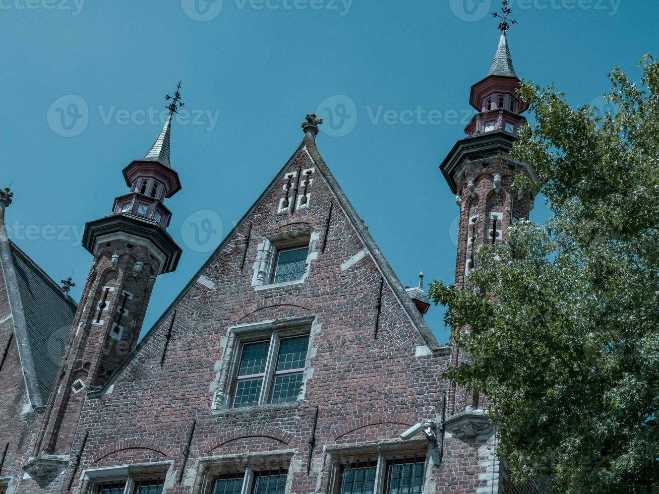 Brugge stad in belgie foto