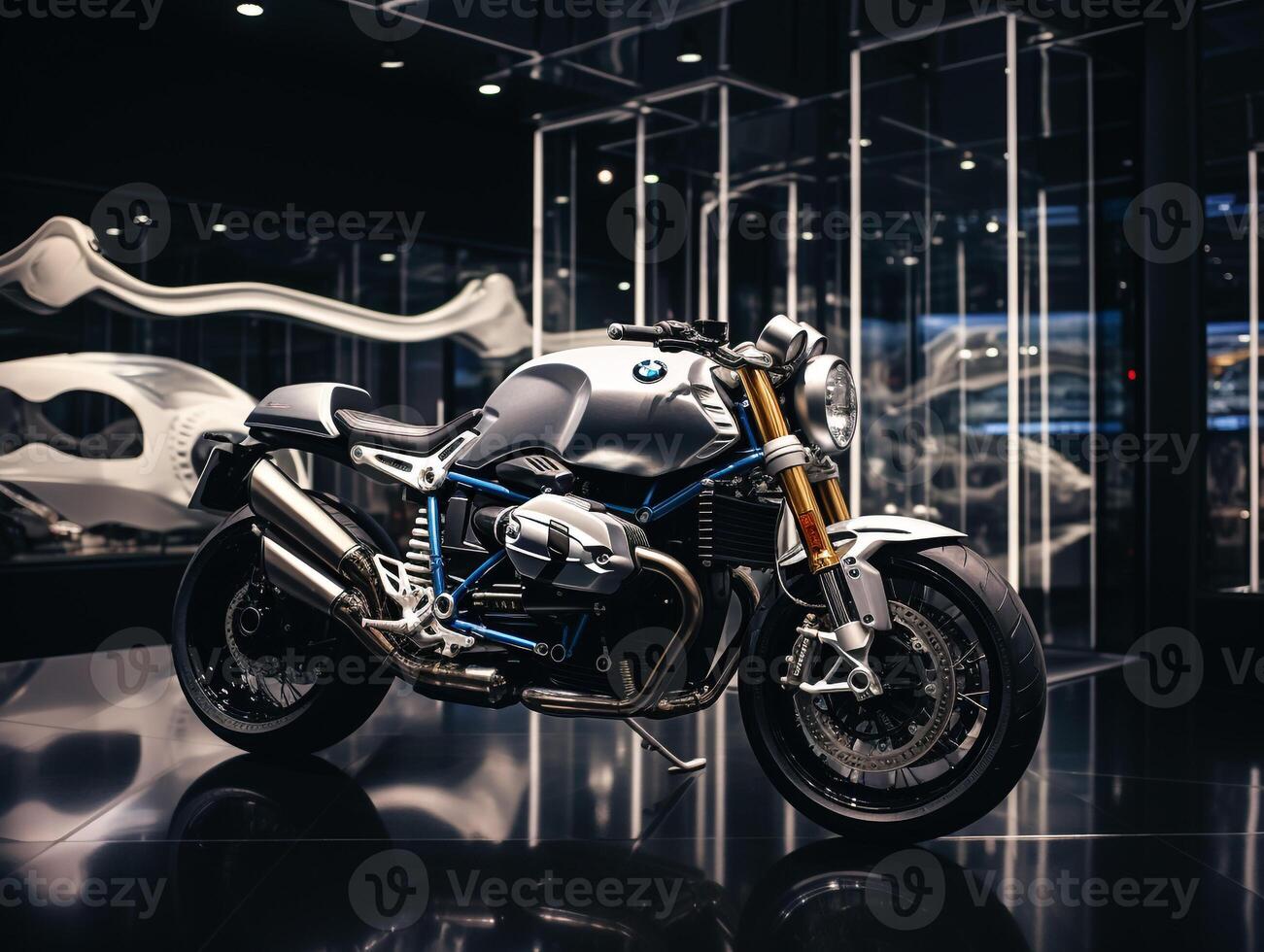 BMW r negent tentoonstelling. generatief ai foto