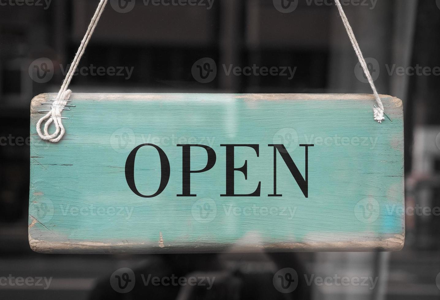 open winkel teken foto