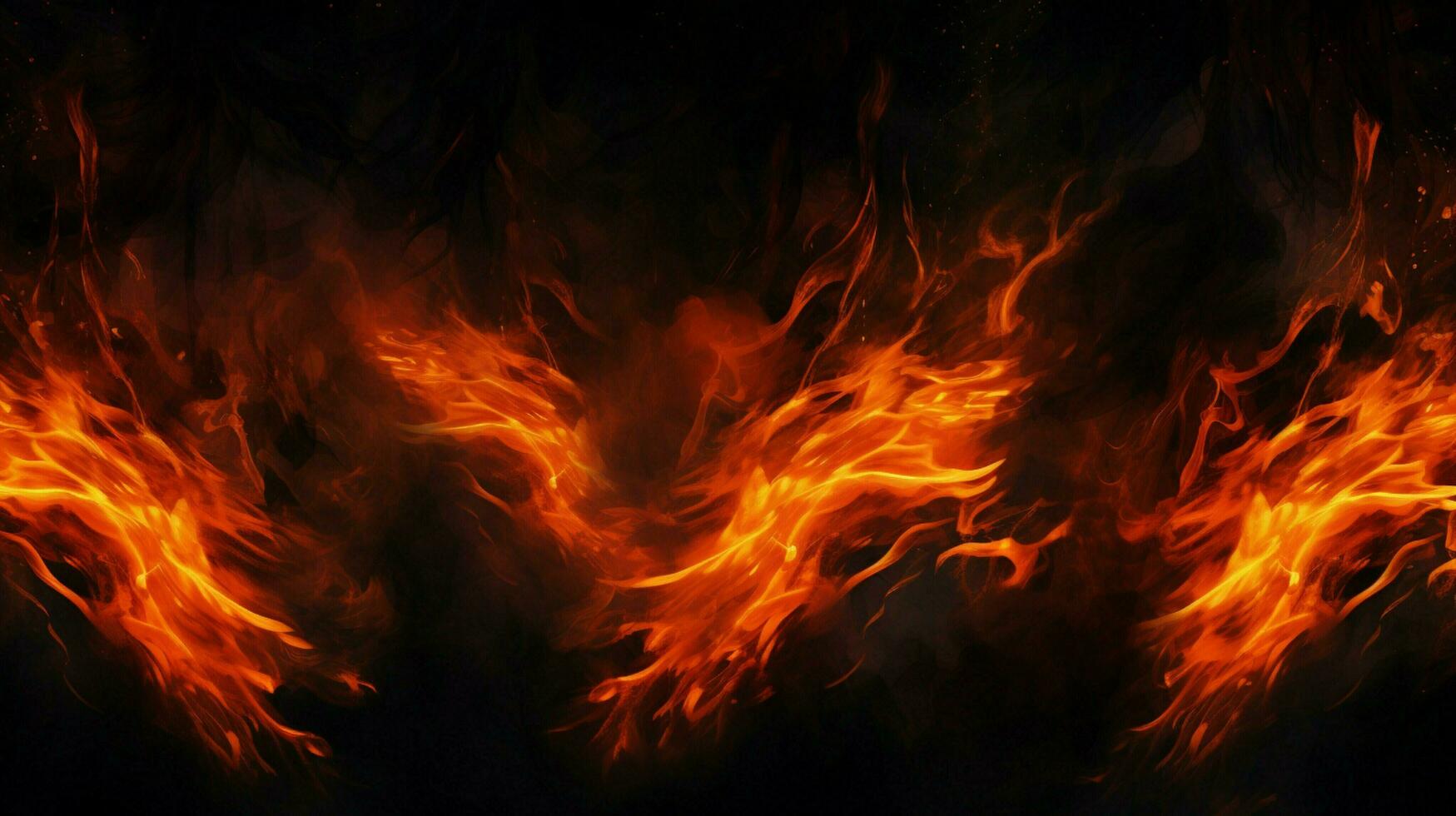 brandend vlam verlicht donker grungy backdrop patroon foto