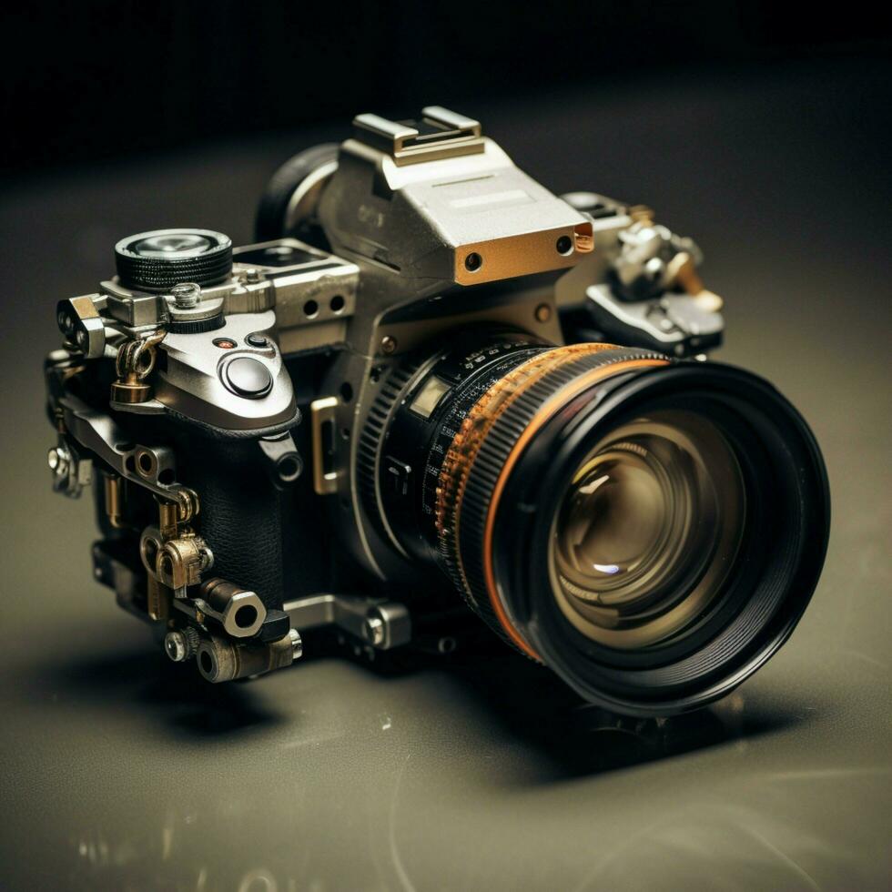camera uitrusting vastleggen een single macro voorwerp foto