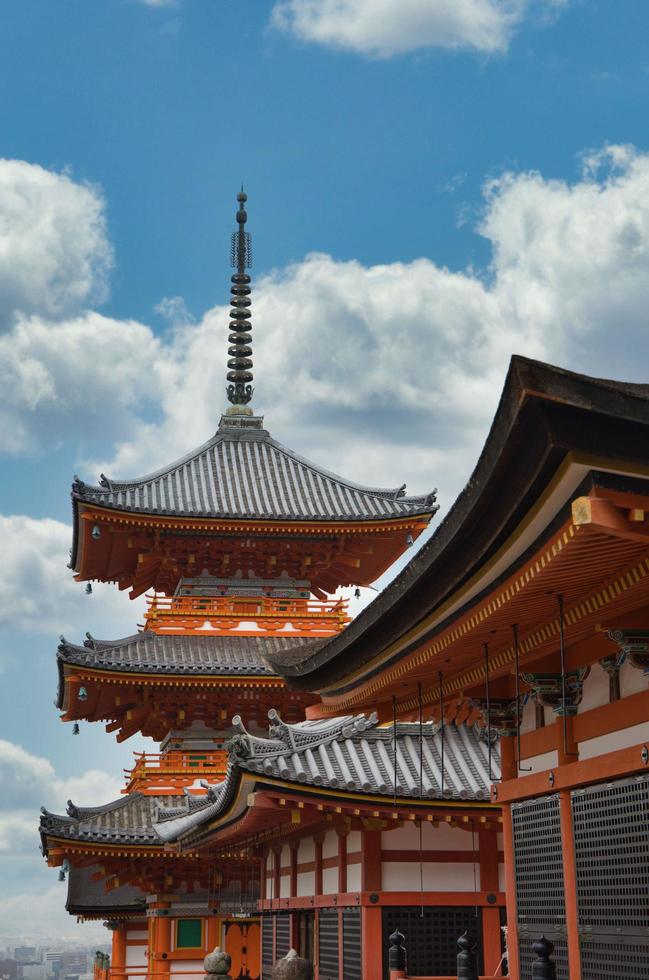 kiyomizu-tempel, kyoto japan foto