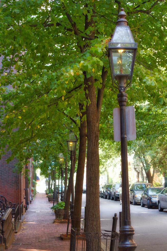 boston beacon hill stadsbeeld foto