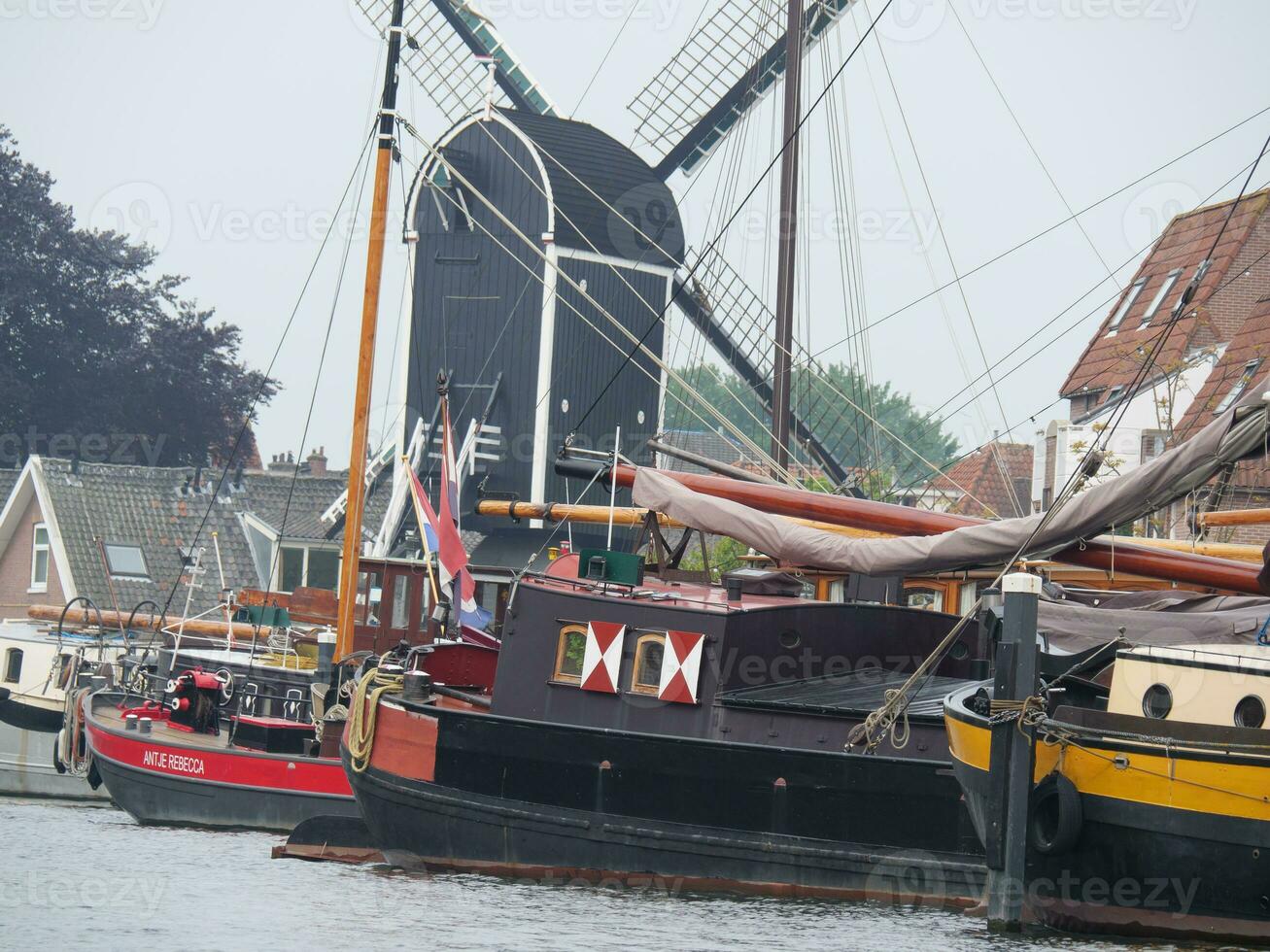 de stad van Leiden in de Nederland foto