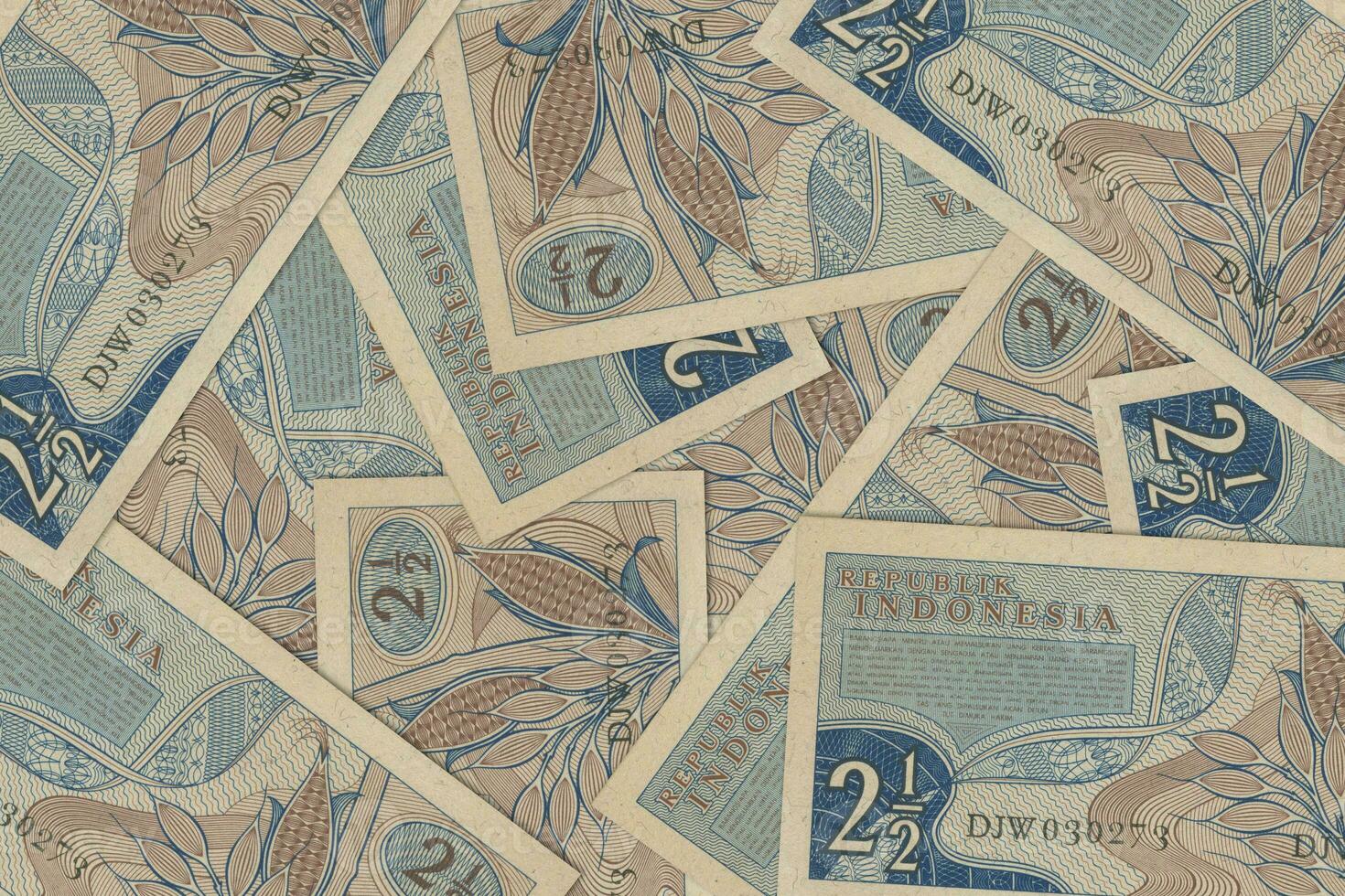 Indonesisch bankbiljetten. dichtbij omhoog geld van Indonesië. Indonesisch roepia.3d geven foto