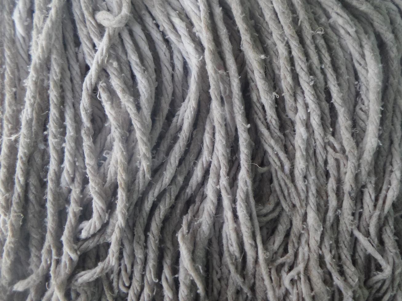 textuur van grijze touwvezels foto
