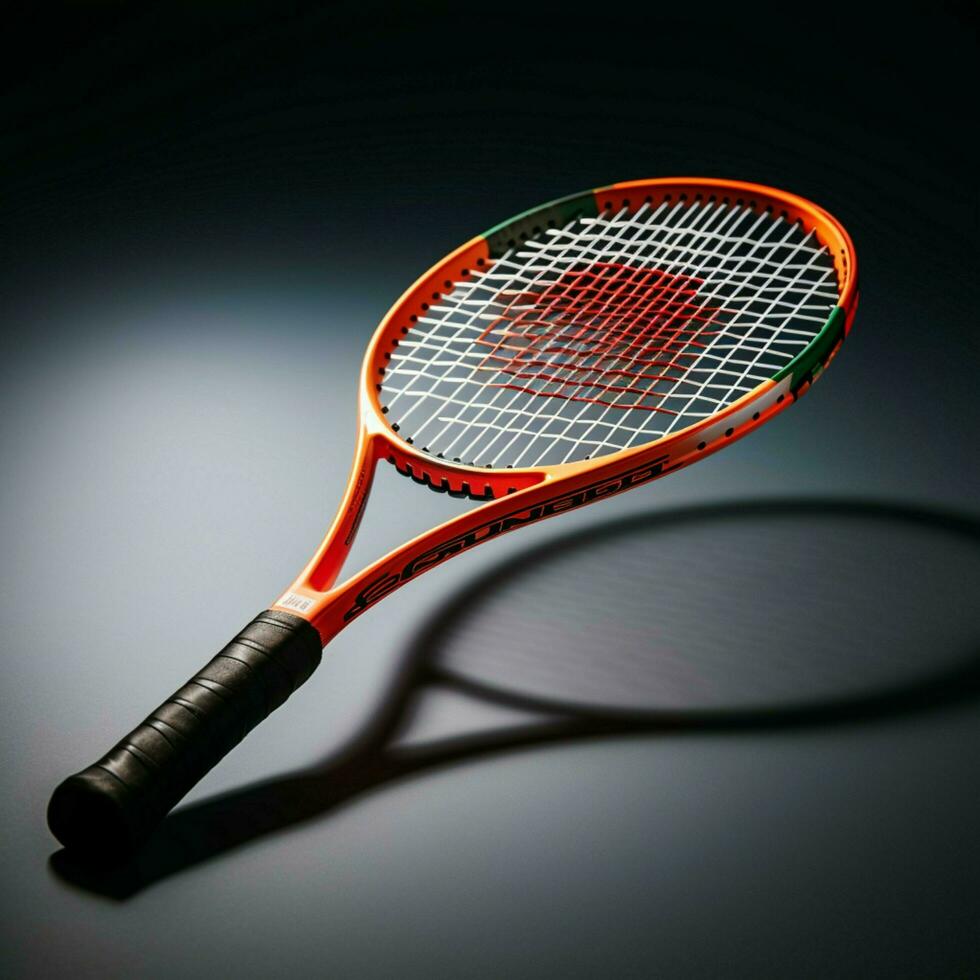 pro badminton dynamiek, speler, racket, shuttle belichamen rechtbank uitmuntendheid voor sociaal media post grootte ai gegenereerd foto