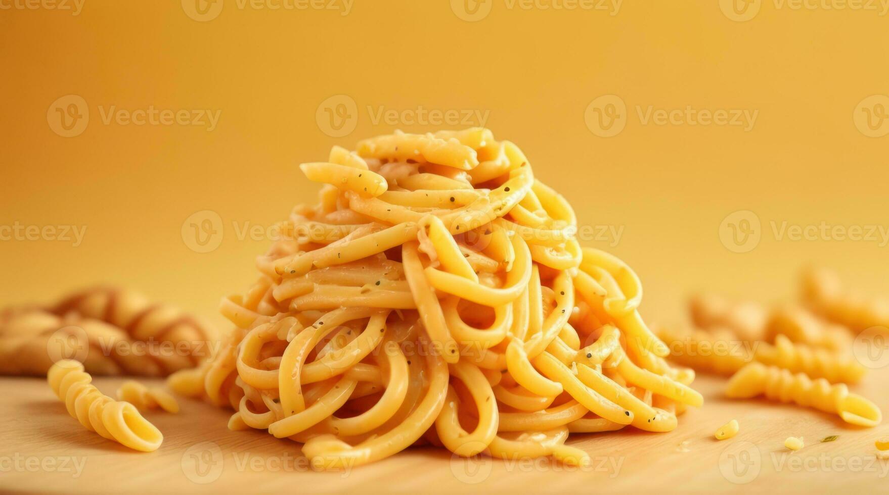 januari 4, nationaal spaghetti doe-het-zelf, pasta Aan een helder achtergrond foto