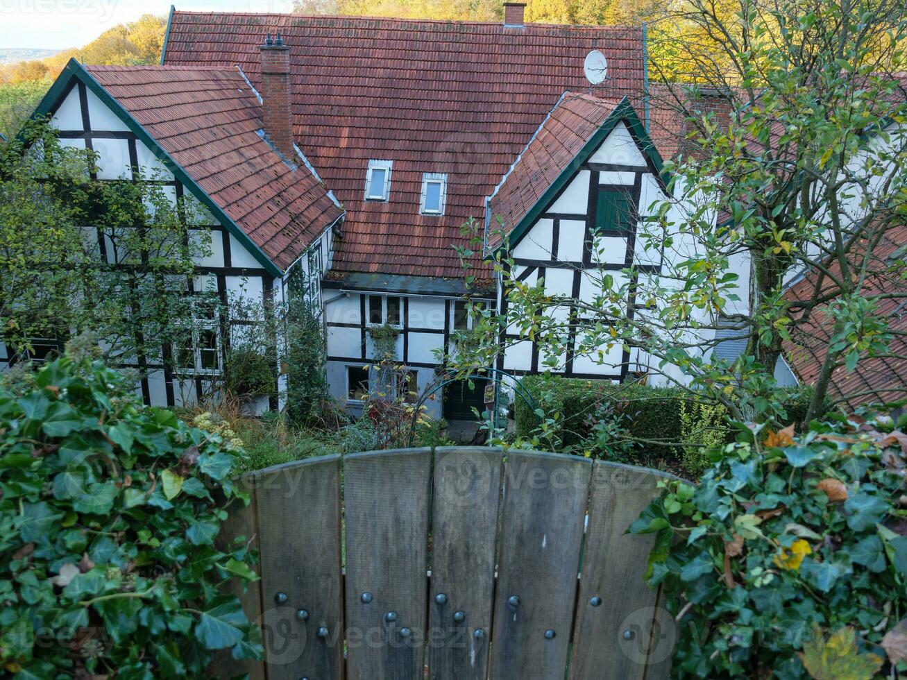 ibbenburen stad in Westfalen foto