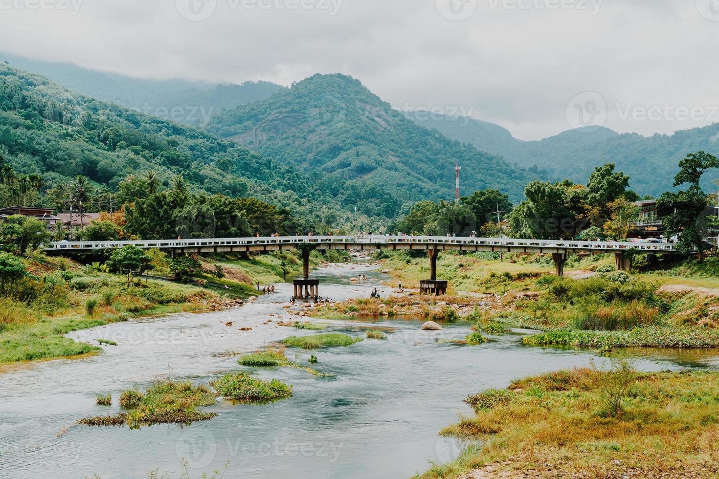 kiriwong village - een van de beste frisse luchtdorpen in thailand foto