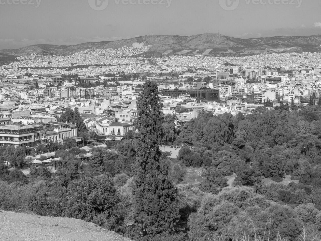 de stad van Athene foto