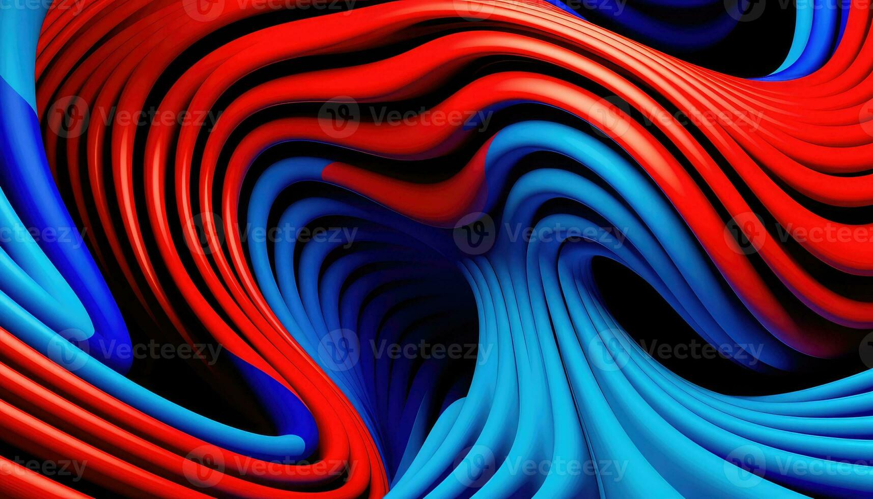 verkennen de schoonheid van willekeurig abstract vormen ai gegenereerd foto