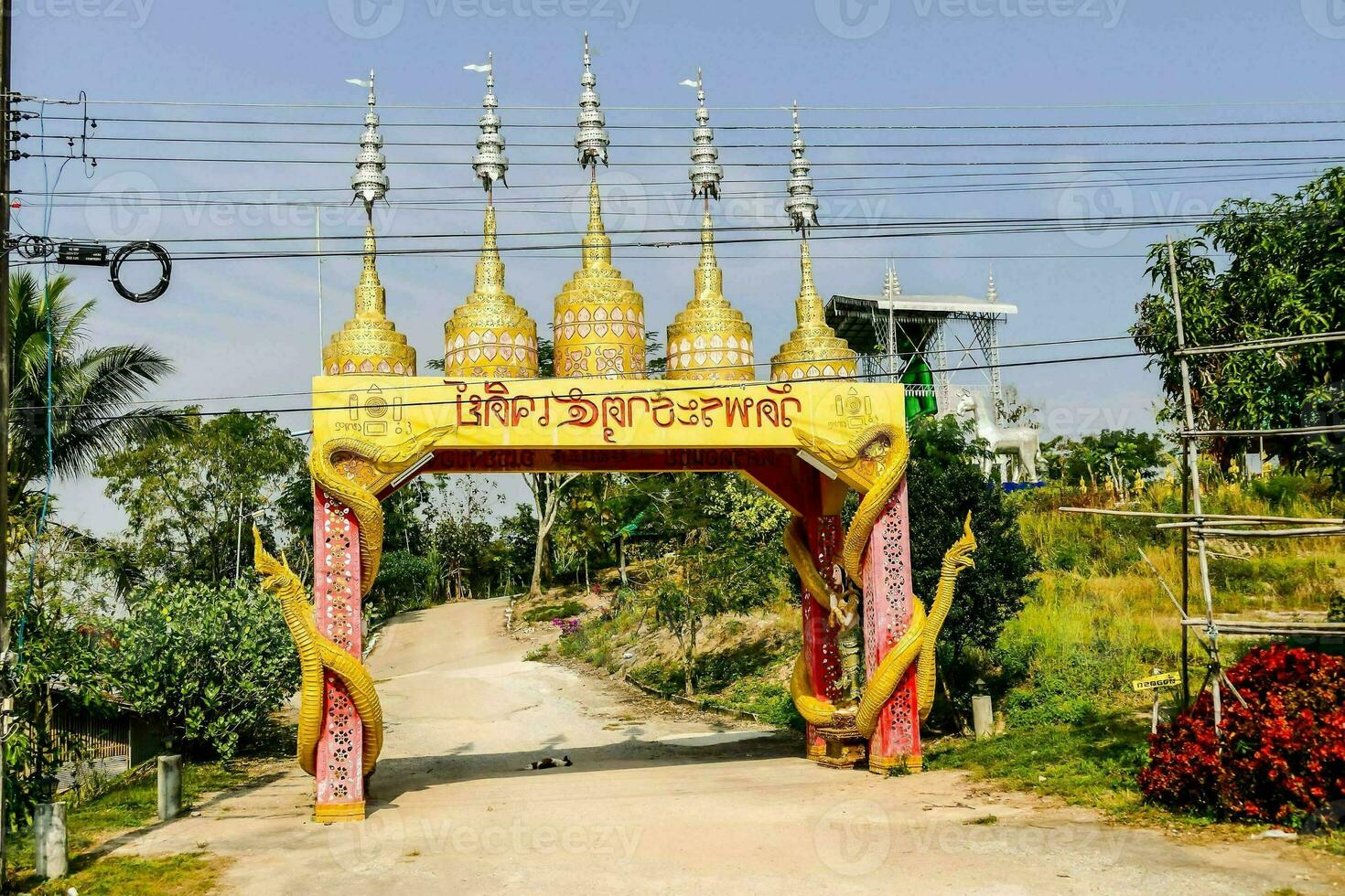 een Thailand poort foto