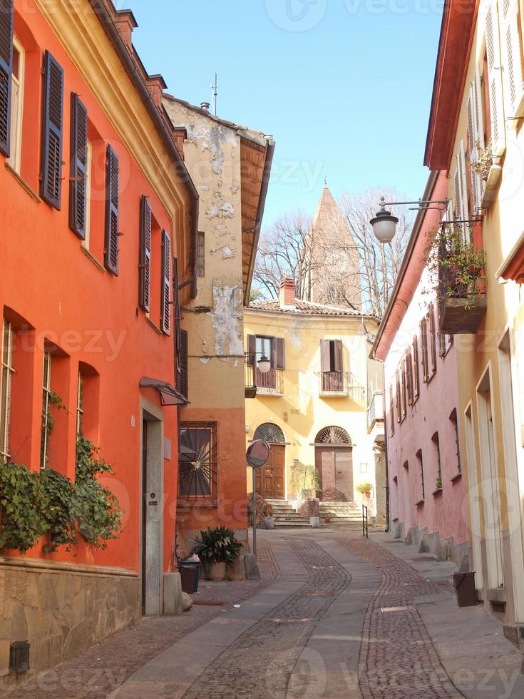 rivoli oude stad, italië foto