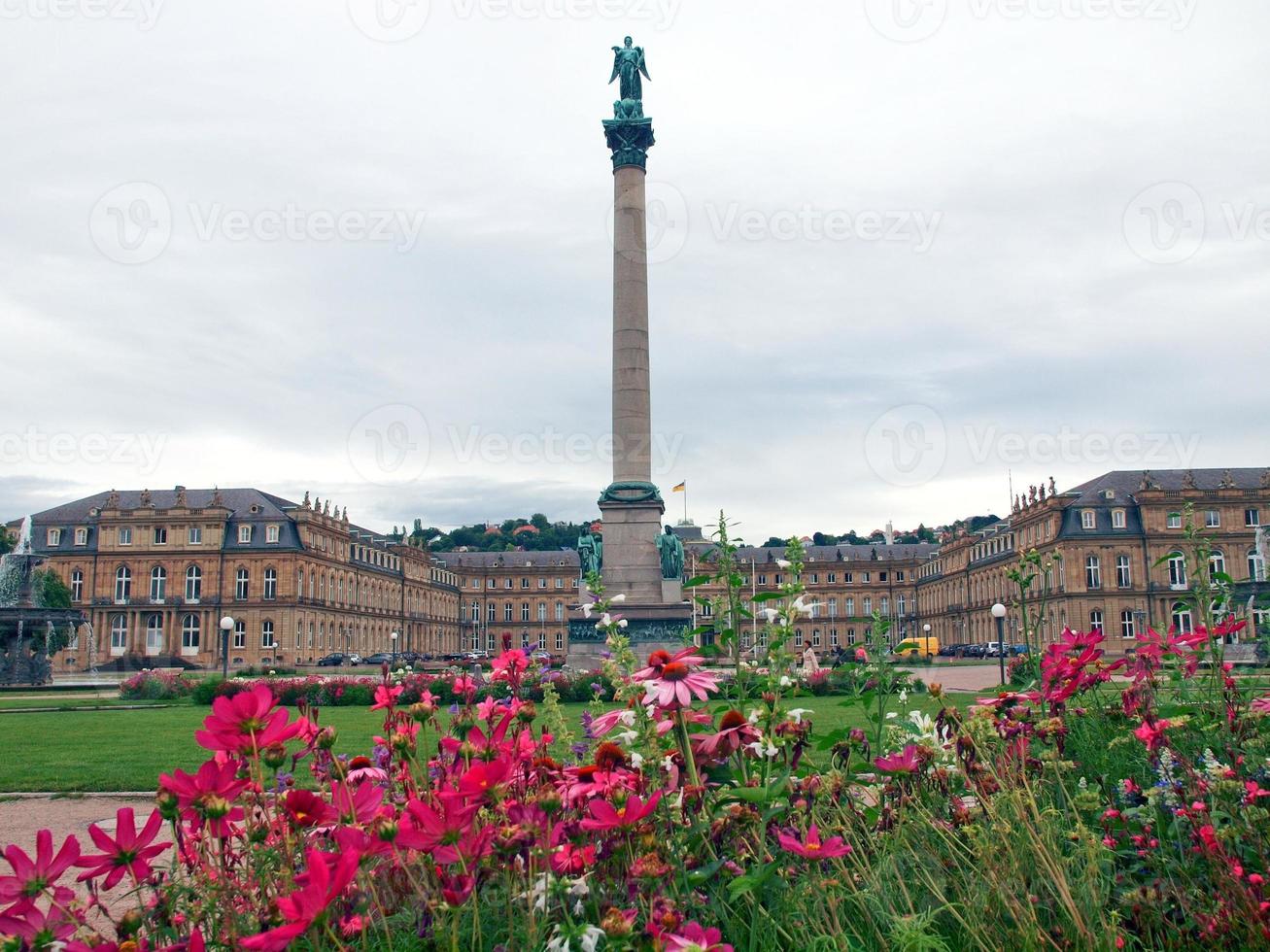 schlossplatz kasteel plein stuttgart foto