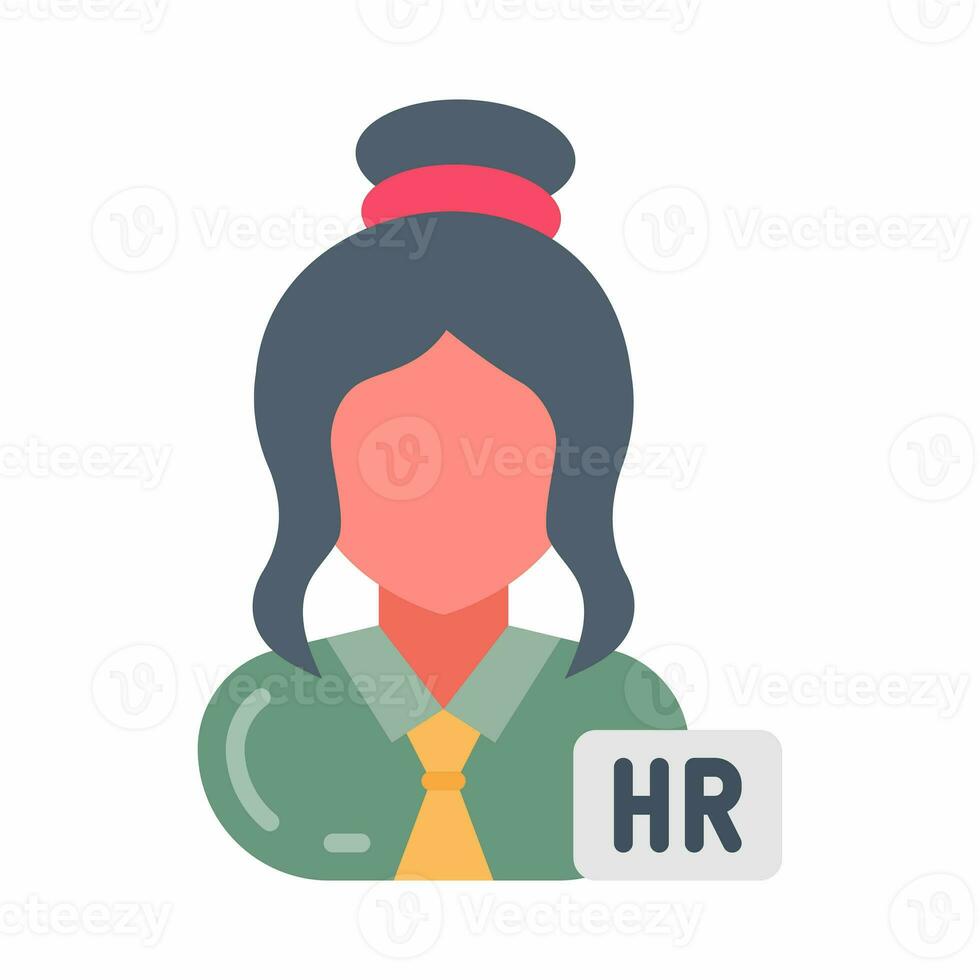 hr manager icoon in vector. illustratie foto