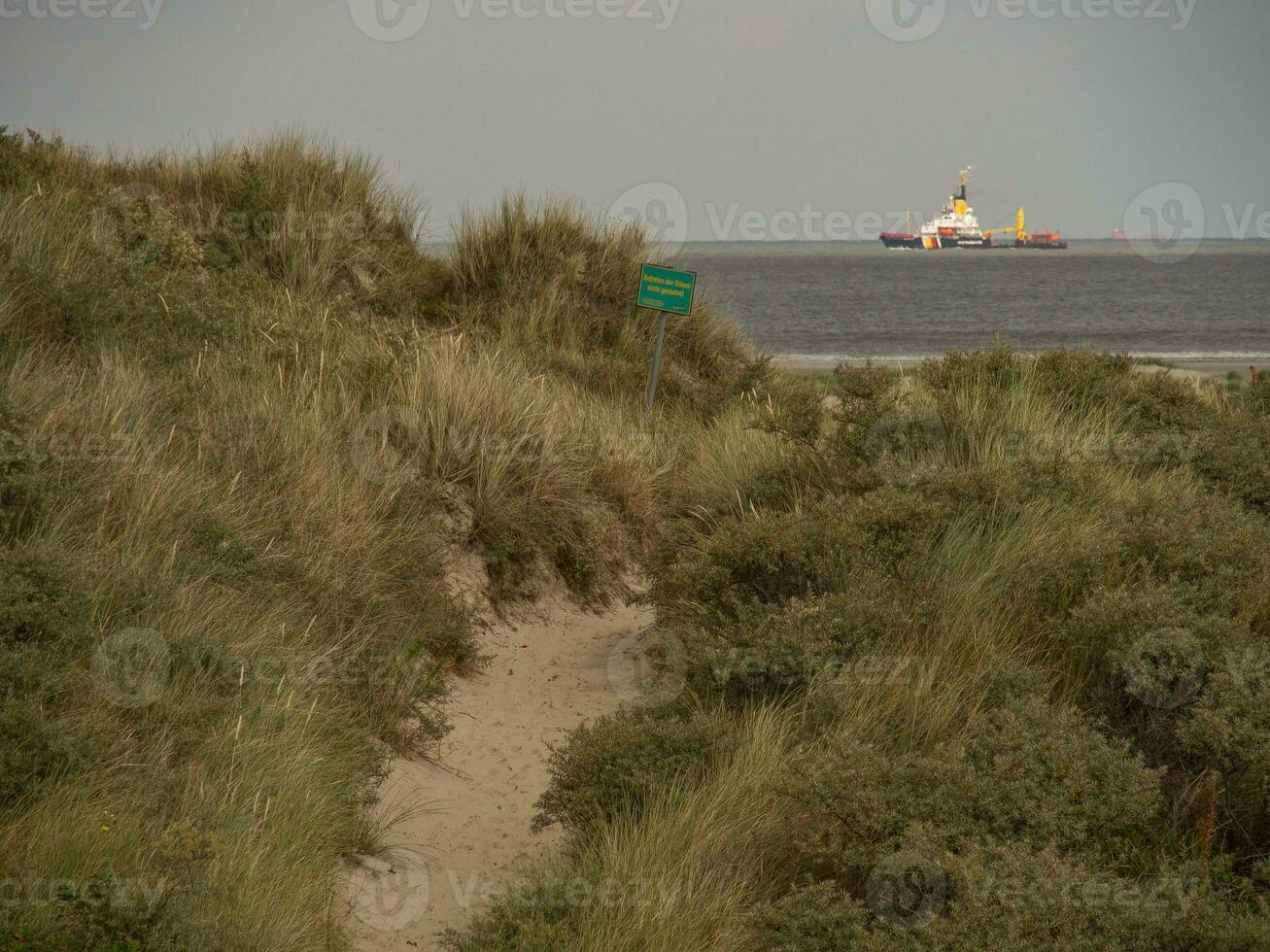 het eiland Spiekeroog foto