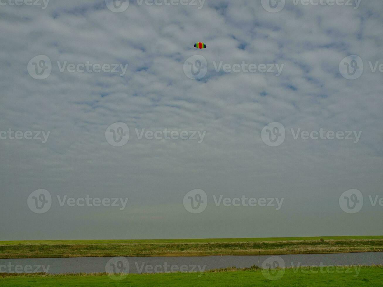 de eiland O spiekeroog foto