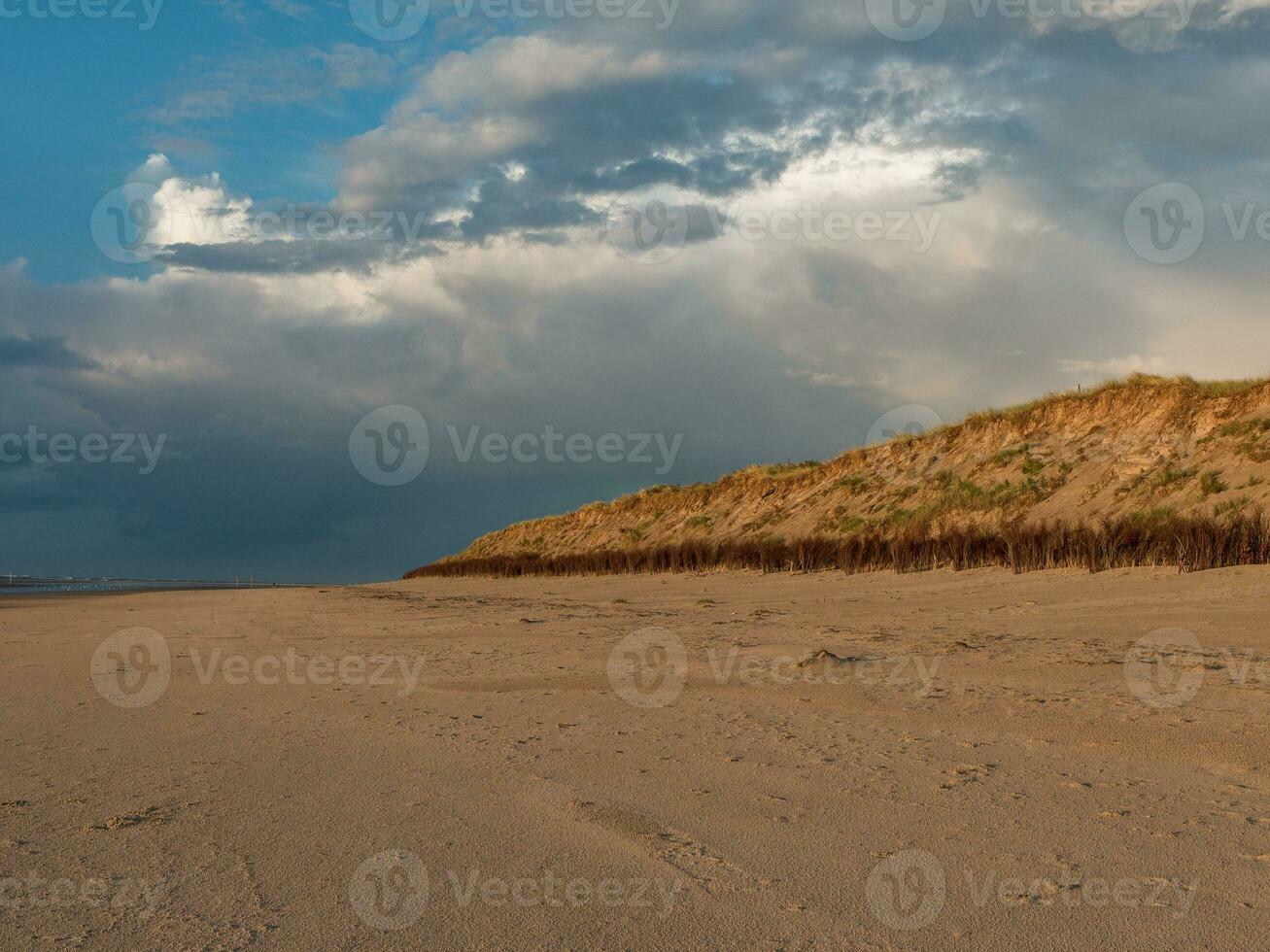 de eiland O spiekeroog foto