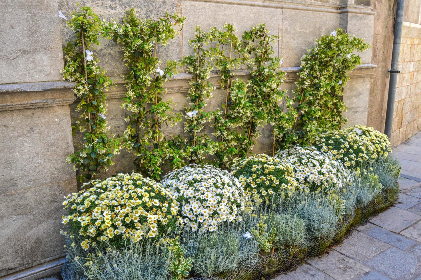 bloemenfestival in girona temps de flors, spanje. 2018 foto