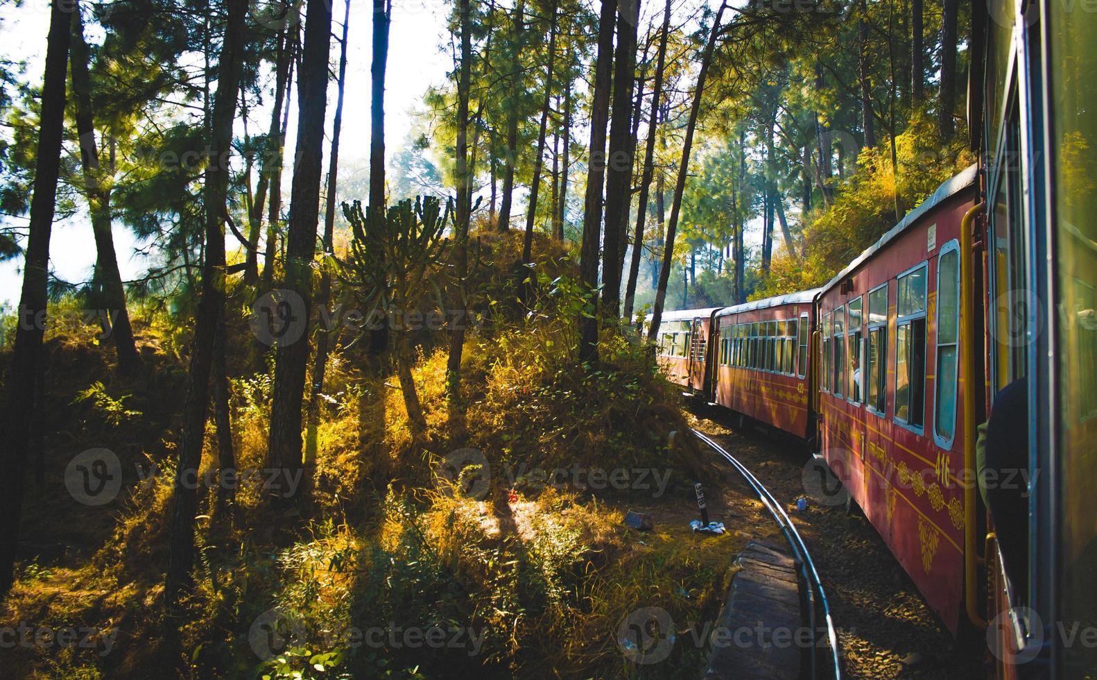 een treinreis is een leven vol reizen foto