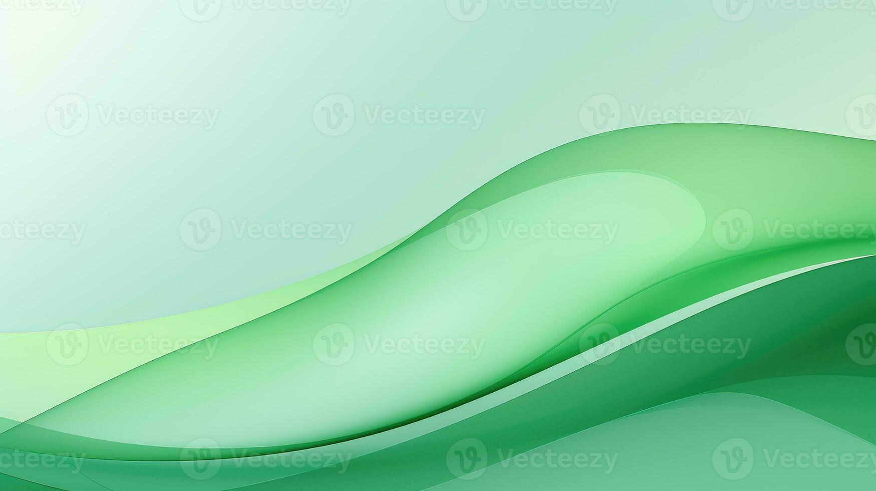 ontwerp abstract blanco groen achtergrond ai gegenereerd foto