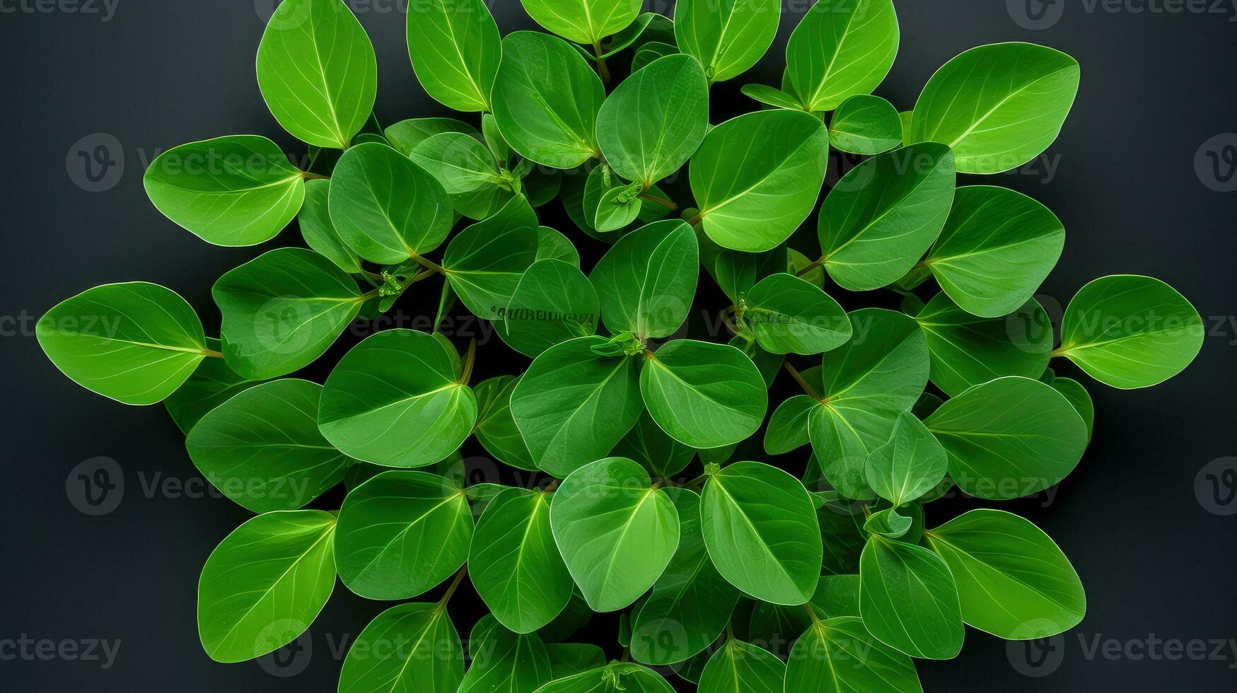 groen concept fabriek blad top visie ai gegenereerd foto