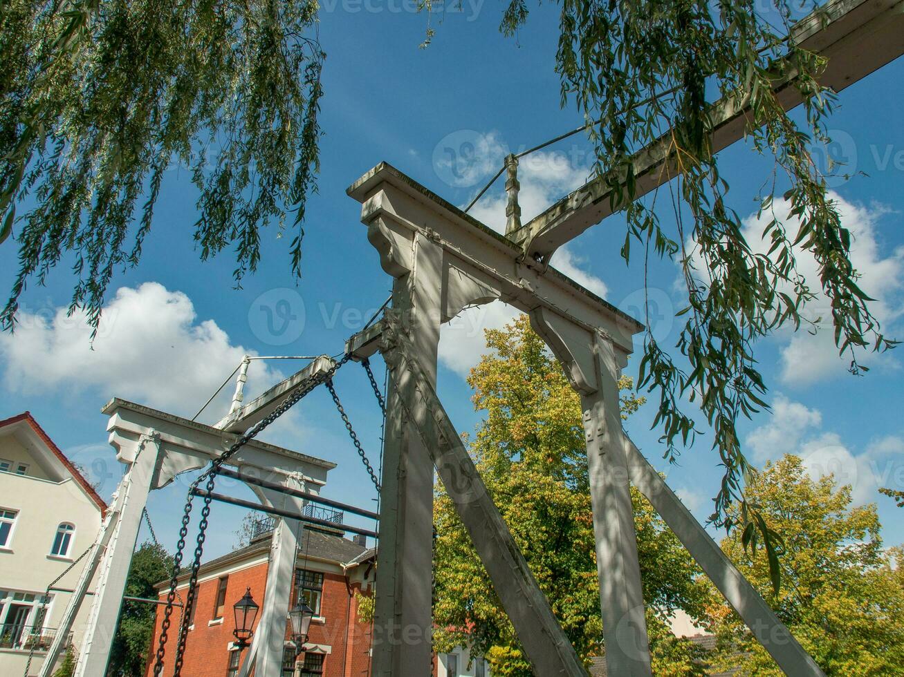 de stad van papenburg foto