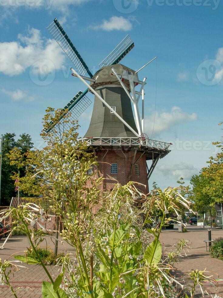 de stad van papenburg foto