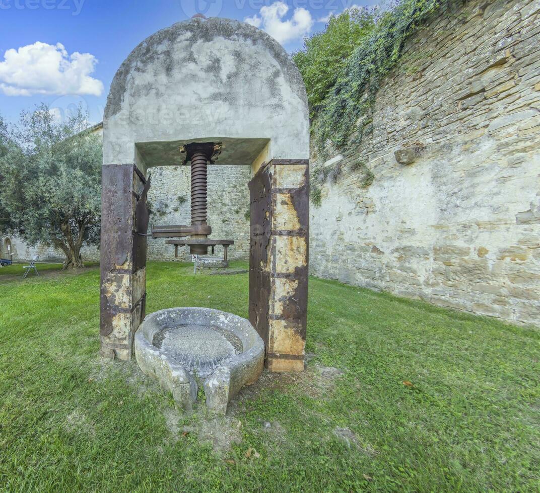 afbeelding van een historisch goed in de Istrisch gemeente van groznjan foto