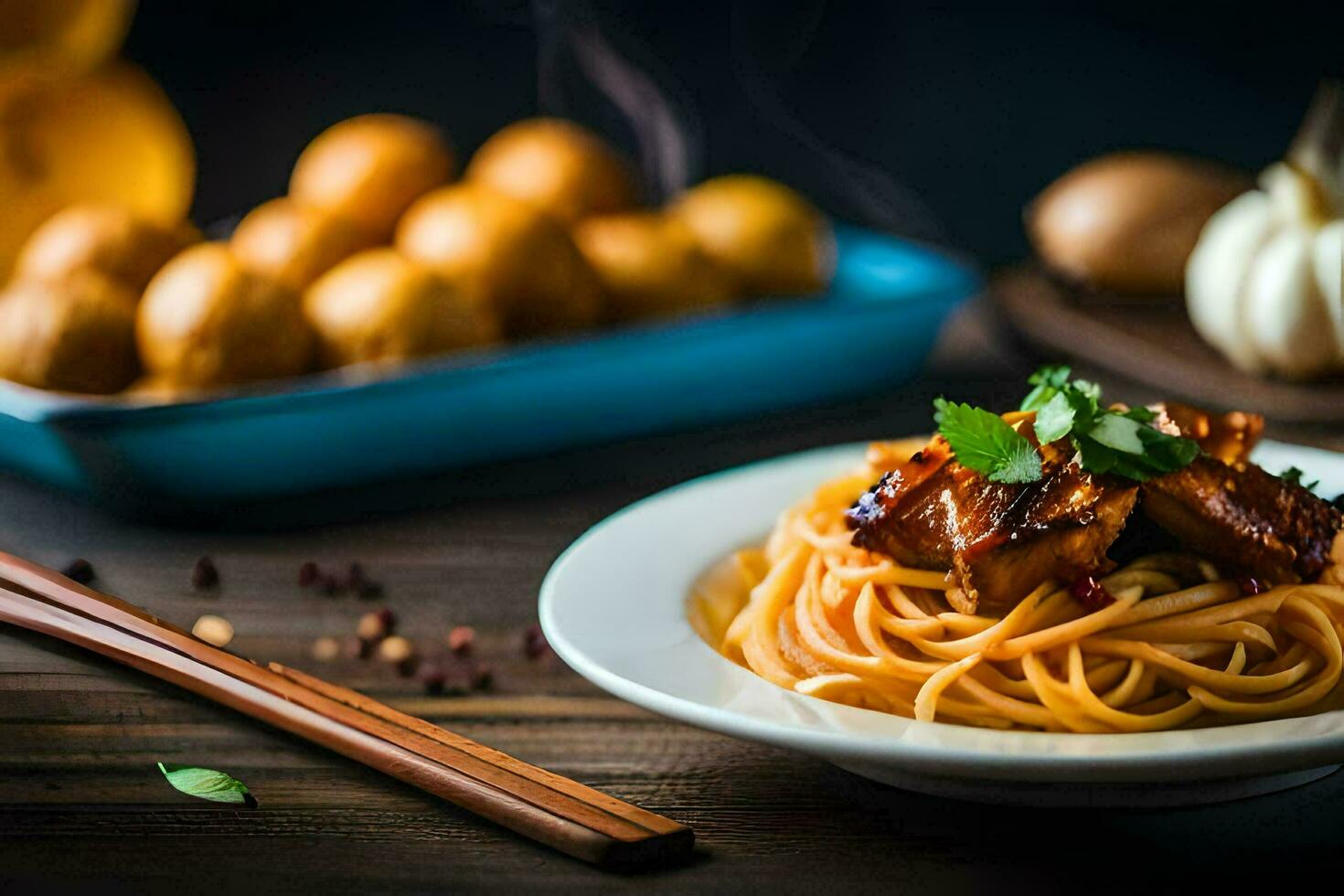 de het beste Chinese voedsel in de uk. ai-gegenereerd foto