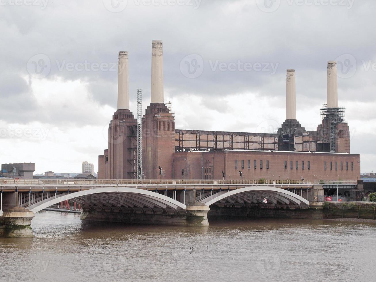 Battsea elektriciteitscentrale in Londen, Engeland, Verenigd Koninkrijk foto