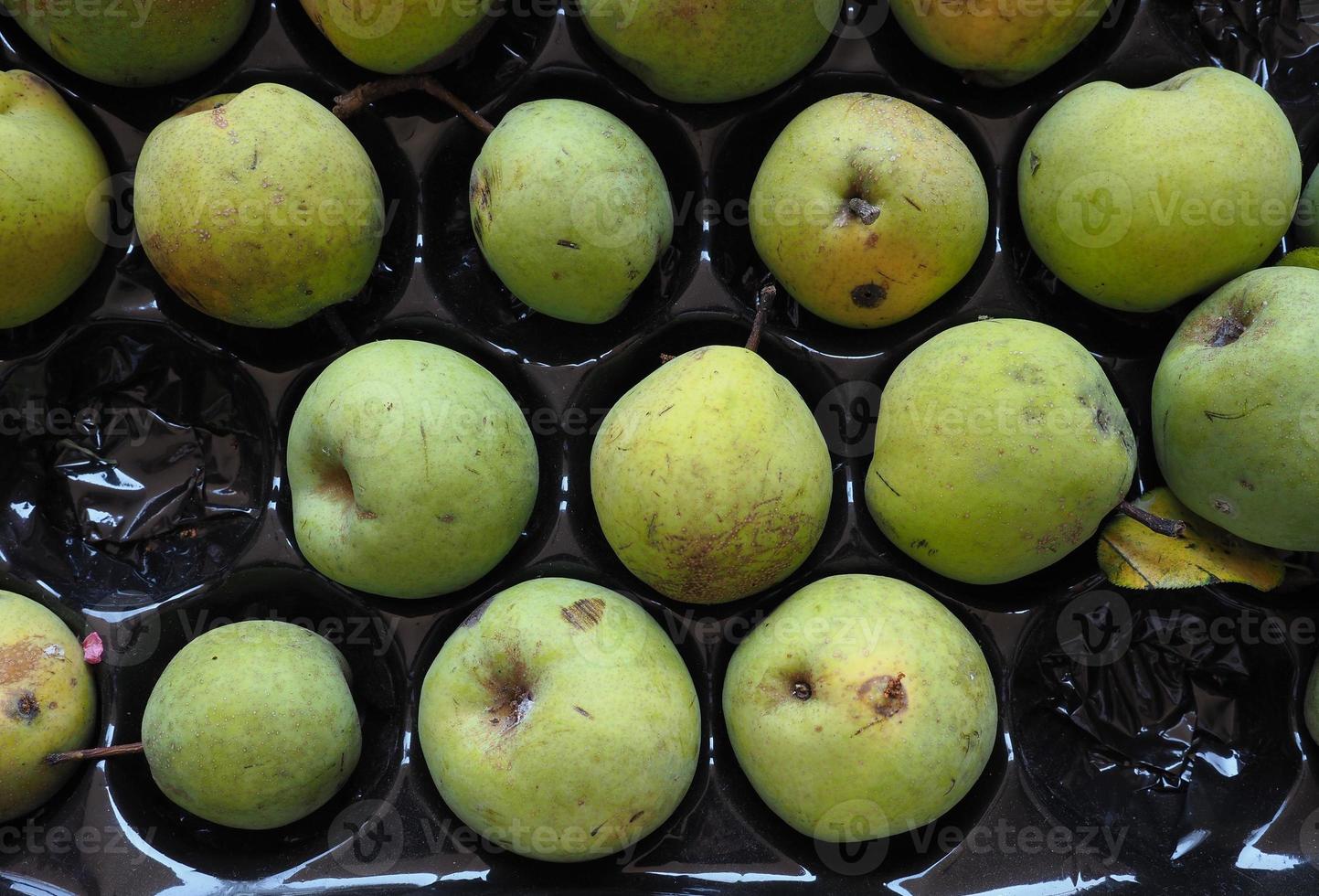 groene peer fruit eten foto