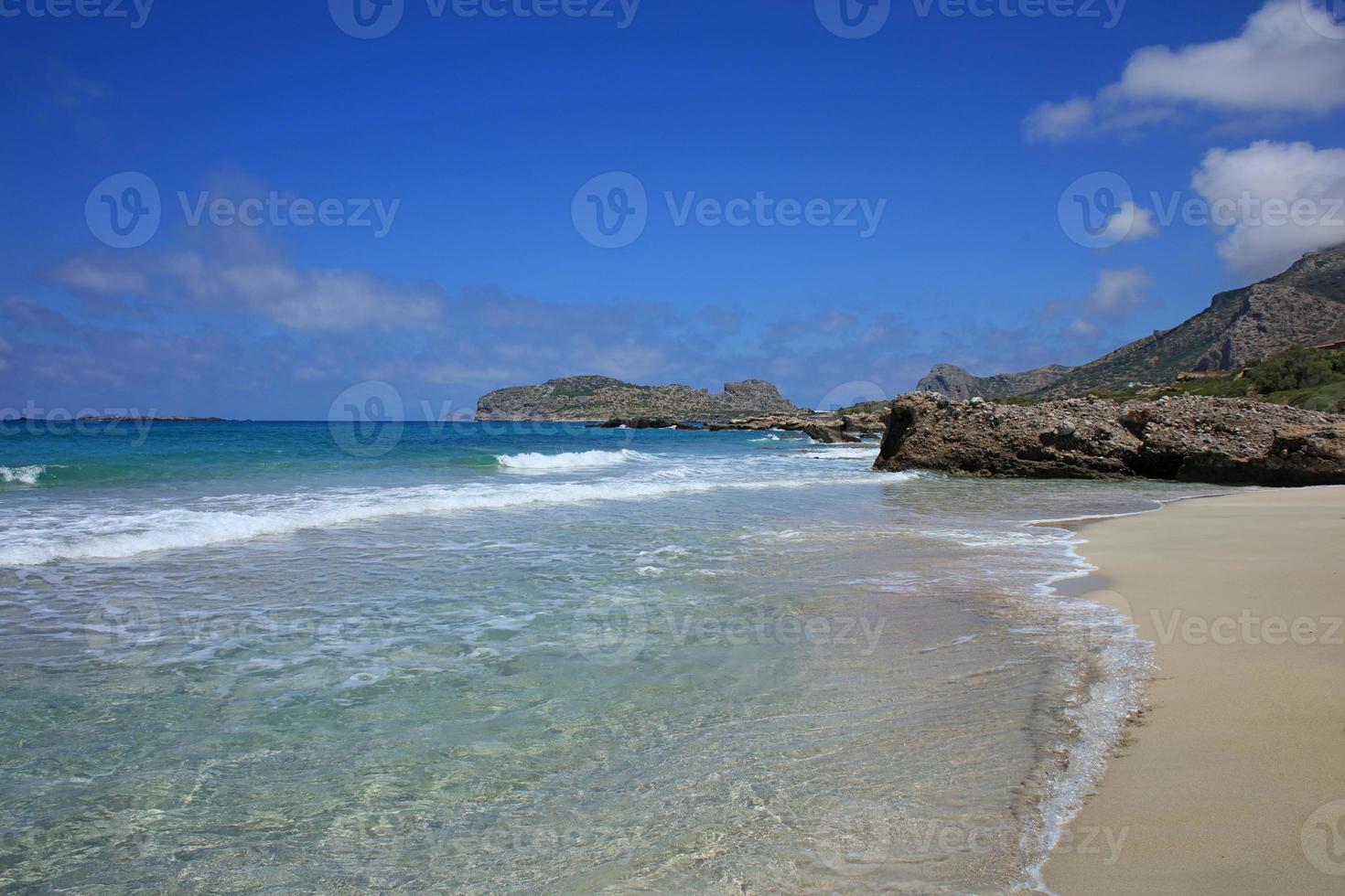 falassarna strand blauwe lagune Kreta eiland zomer 2020 covid19 vakantie foto