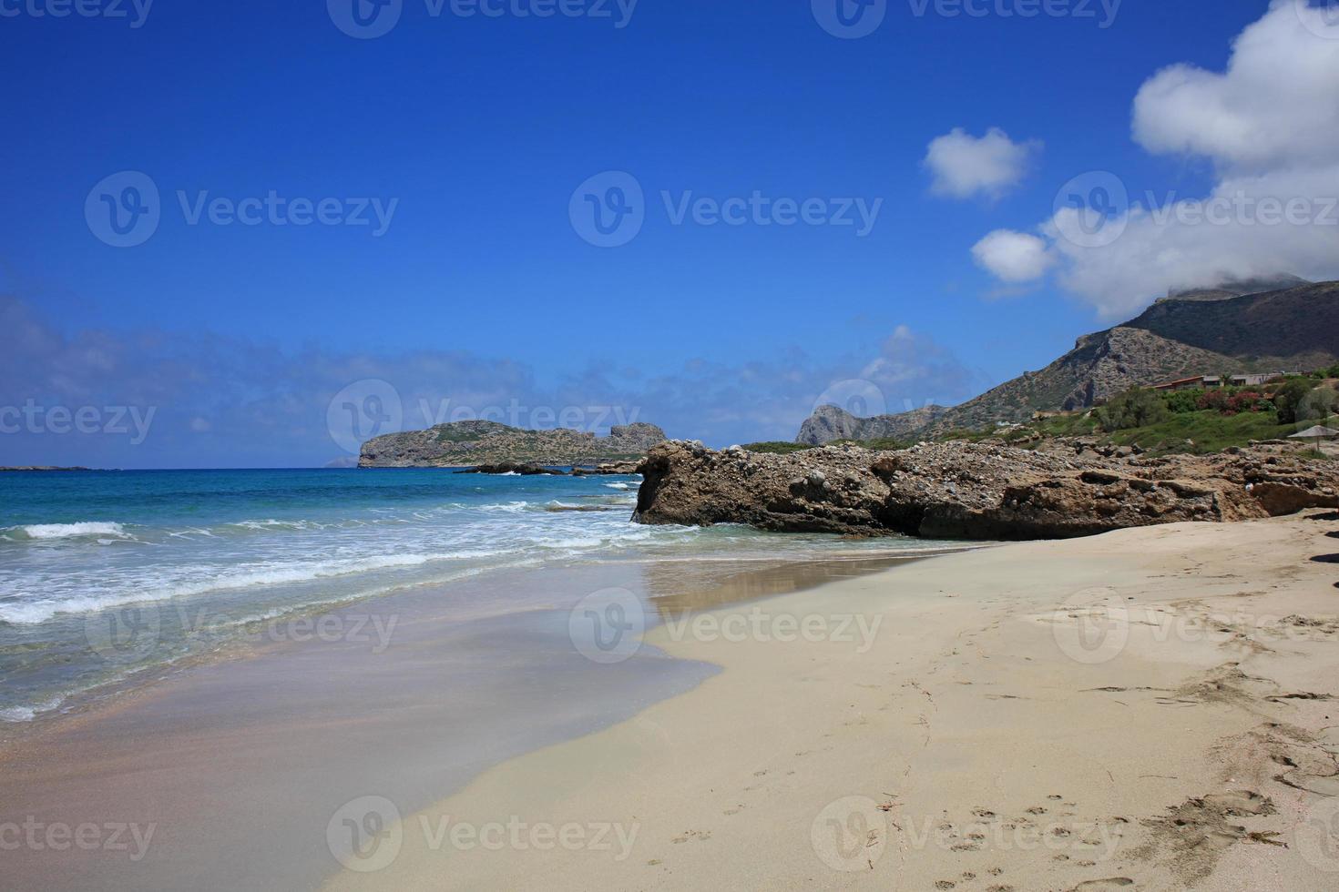 falassarna strand blauwe lagune Kreta eiland zomer 2020 covid19 vakantie foto