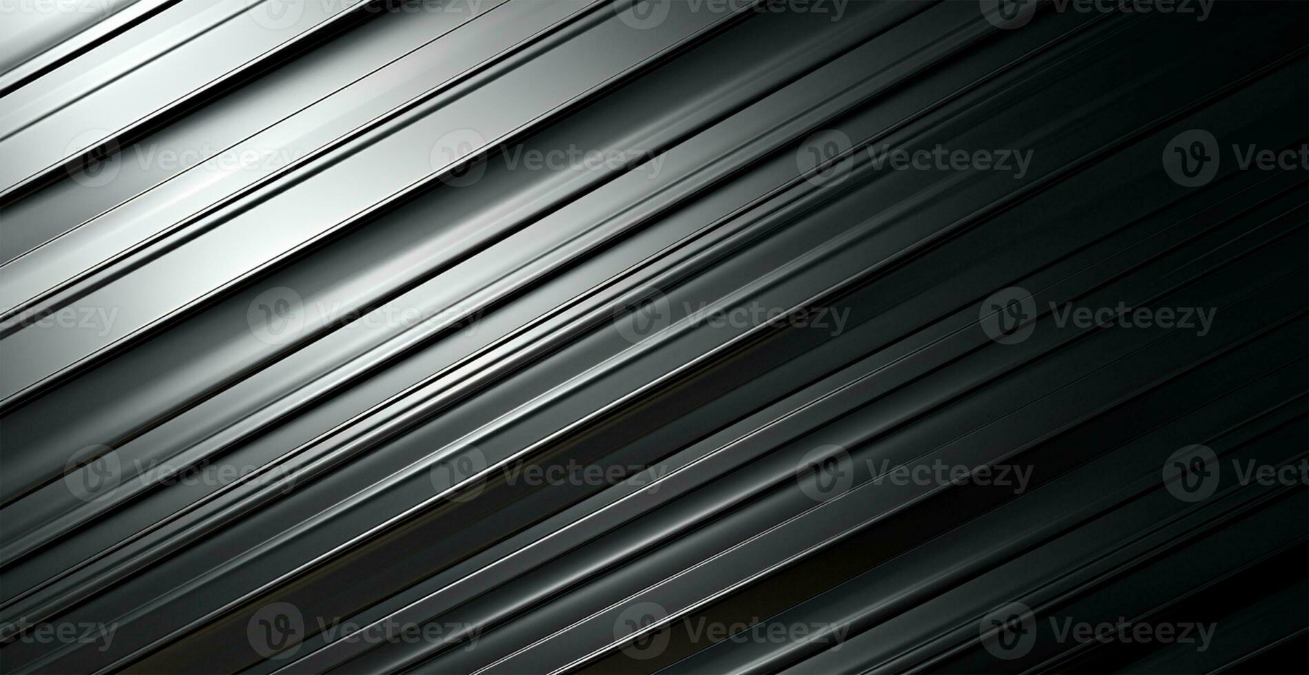 panoramisch metaal textuur, staal zilver achtergrond - ai gegenereerd beeld foto