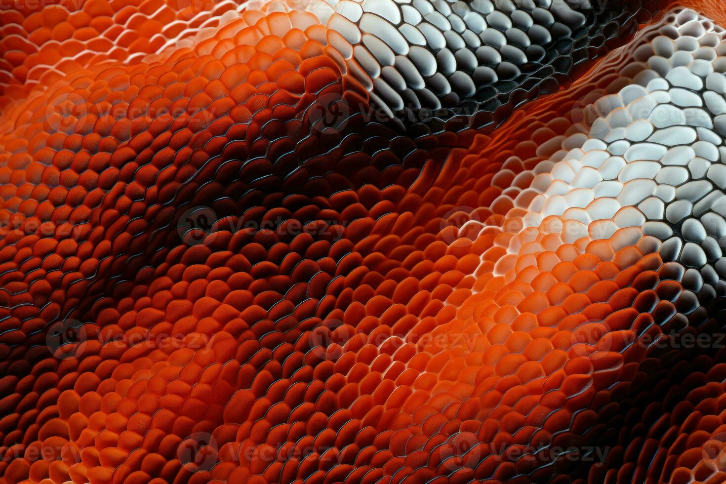 macro detail clown vis huid, abstract achtergrond van zee leven. ai generatie foto