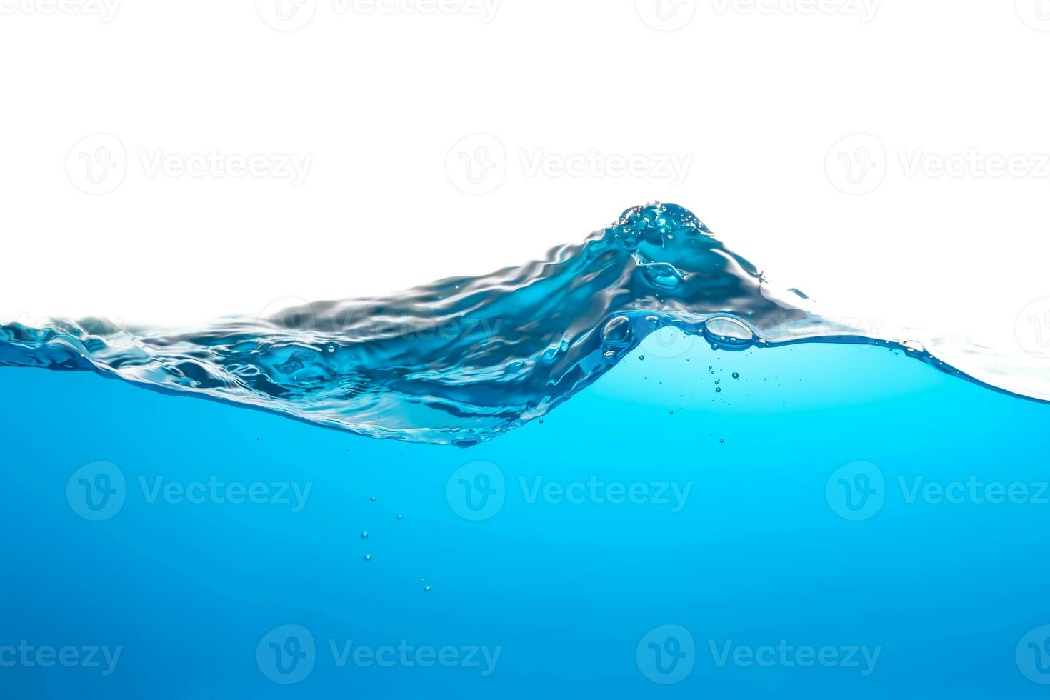 abstract. blauw water Golf. mooi wit achtergrond. foto