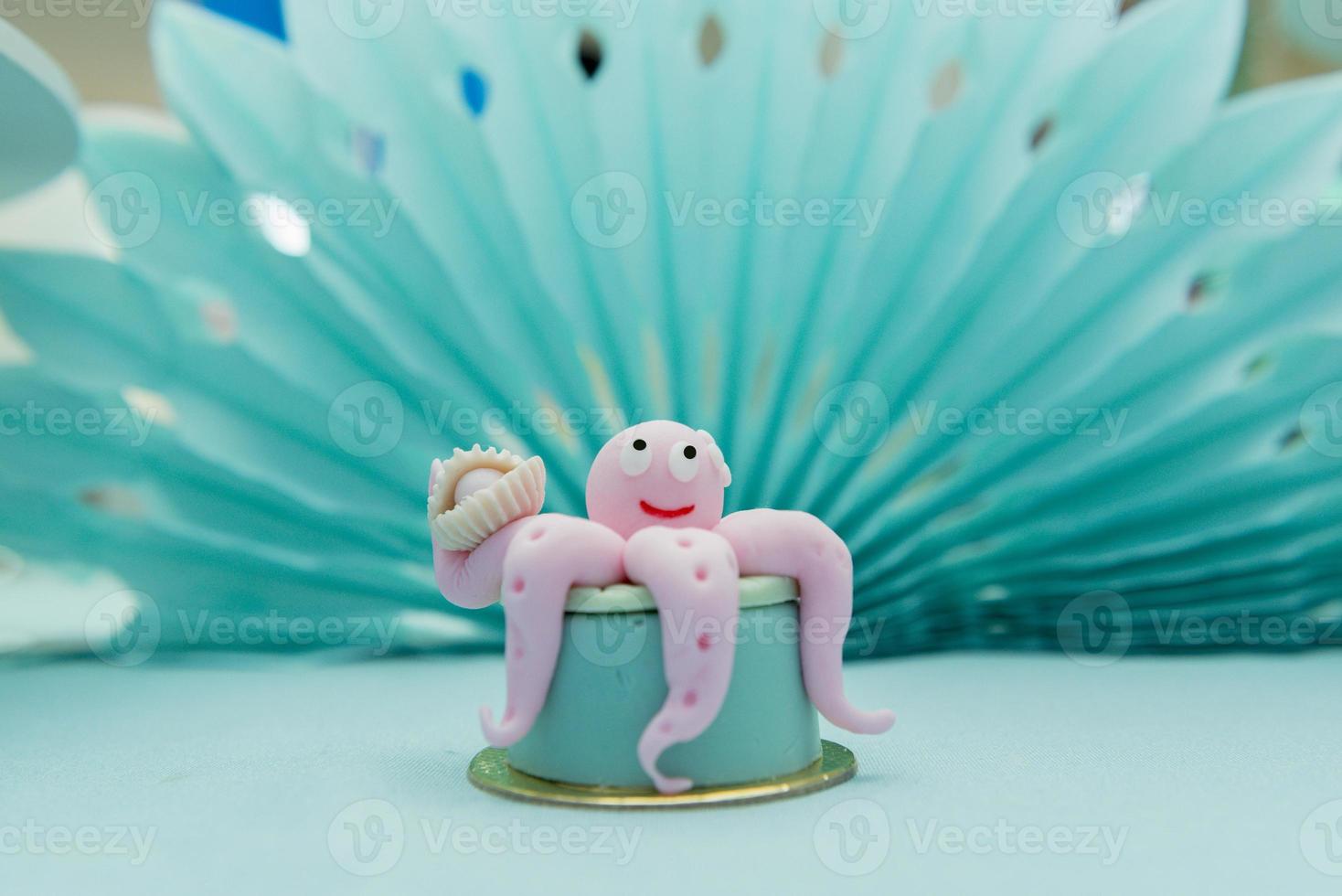 gepersonaliseerde octopus snoep op kinderfeestje foto