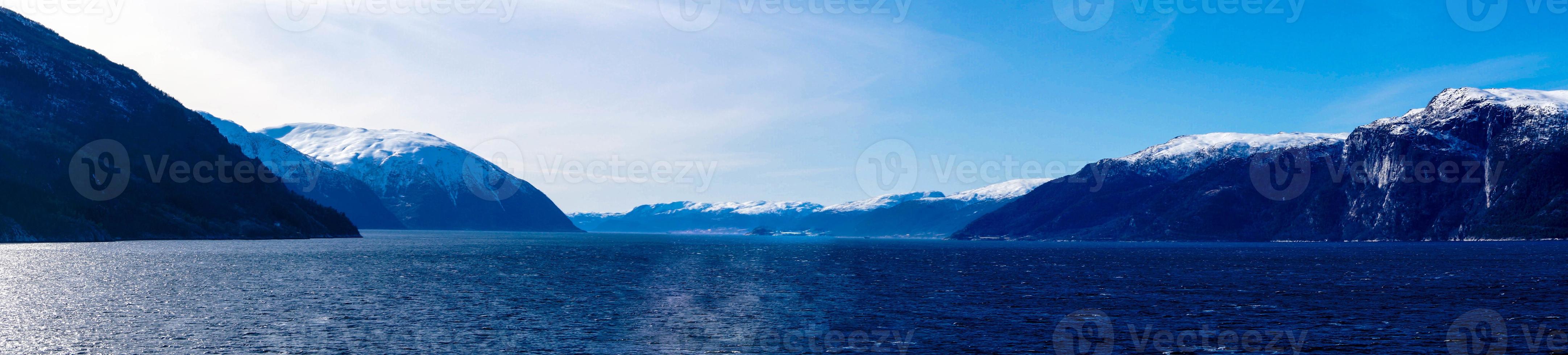 sognefjord in noorwegen foto