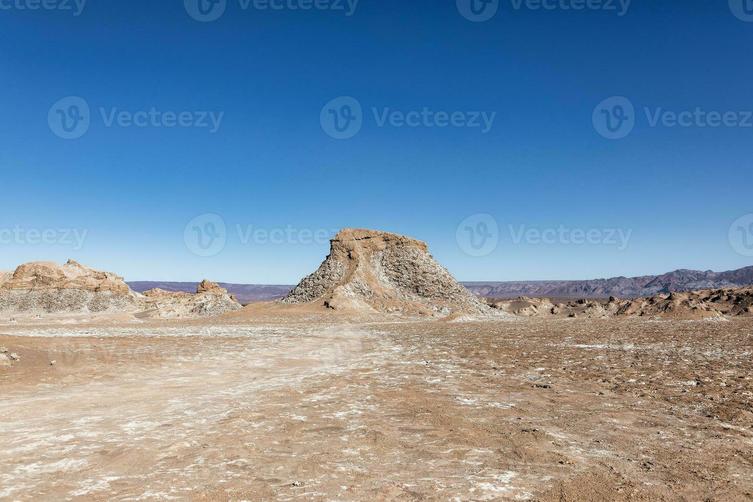 landschappen van de atacama woestijn - san pedro de atacama - el loa - antofagasta regio - Chili. foto