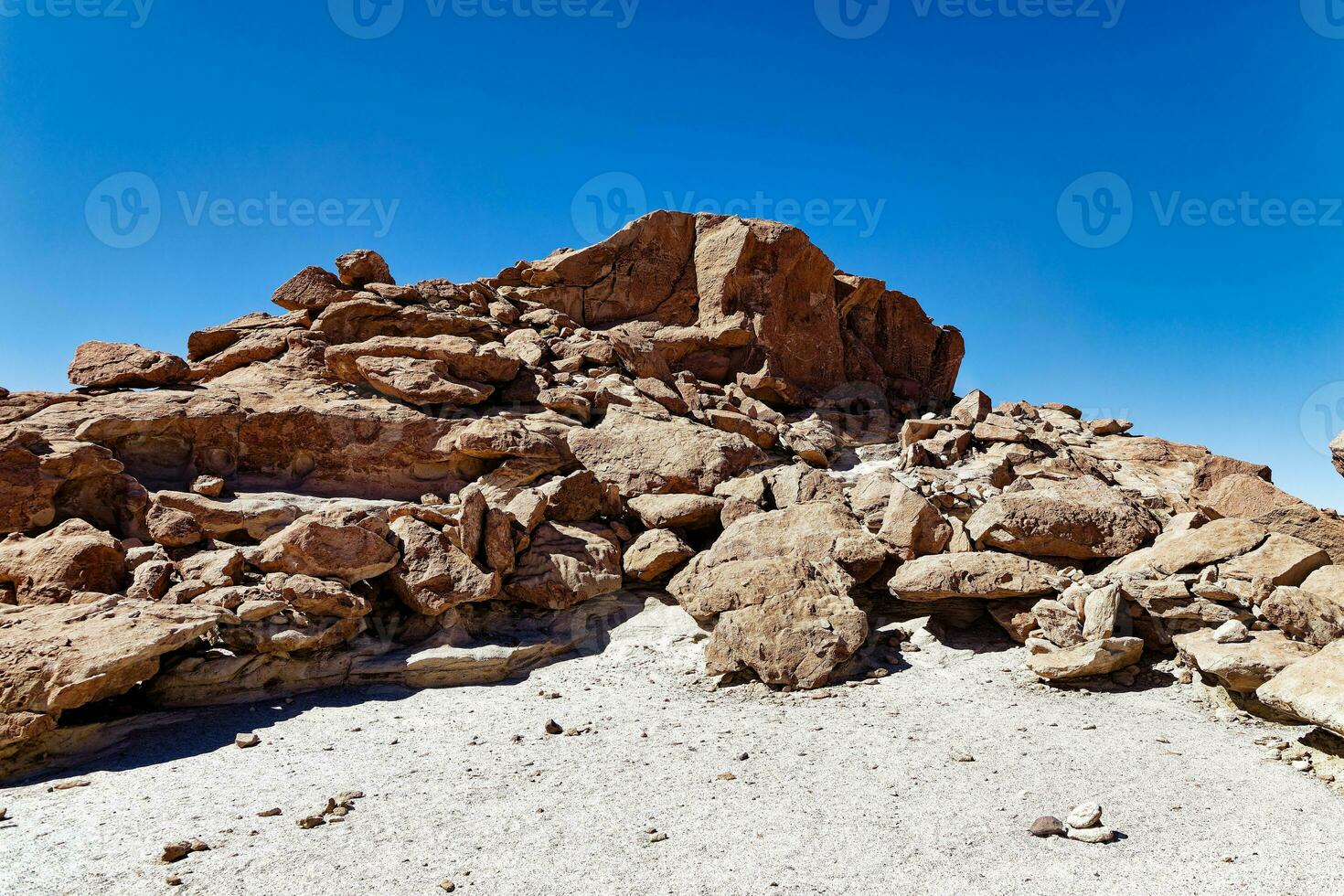 yerbas buenas archeologisch plaats - Chili. grot schilderijen - atacama woestijn. san pedro de atacama. foto