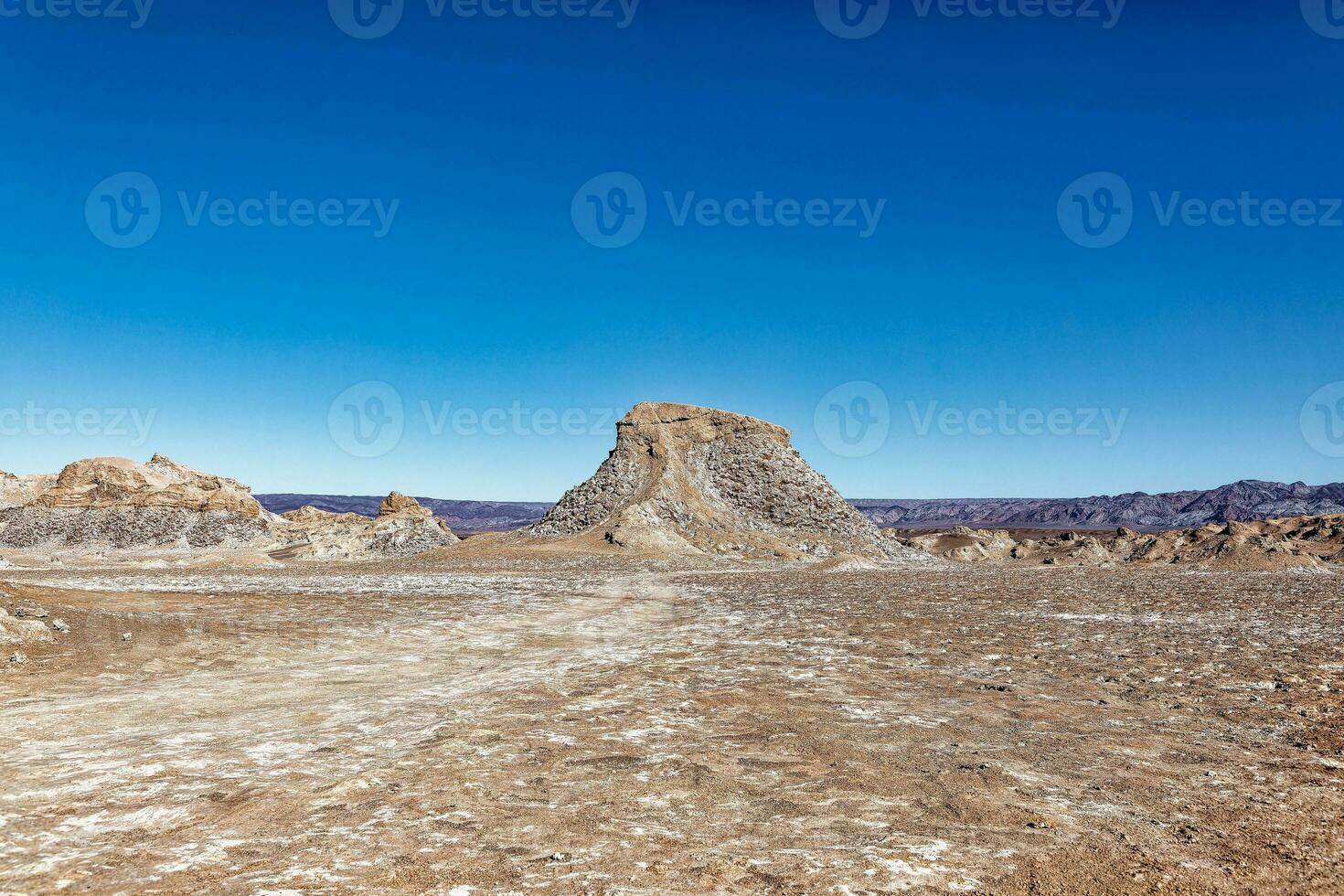 landschappen van de atacama woestijn - san pedro de atacama - el loa - antofagasta regio - Chili. foto