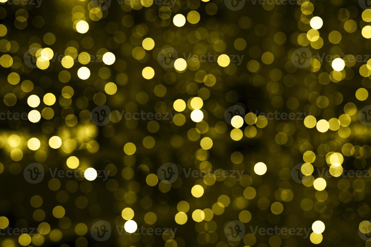 goud geel gloeiend licht bokeh wazig foto