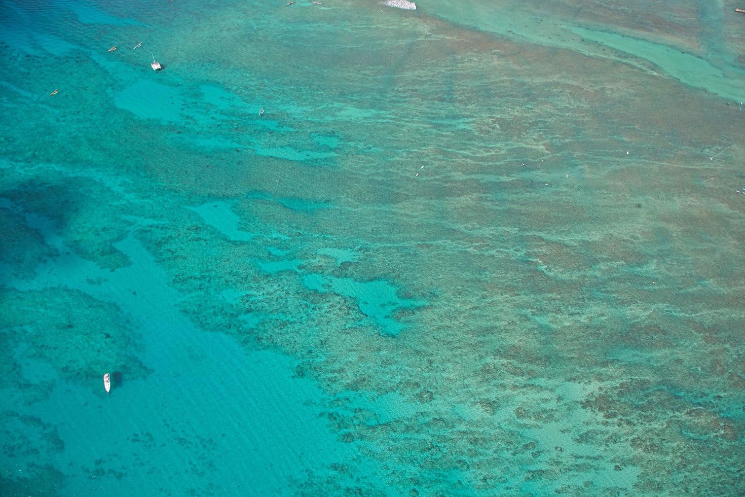 luchtfoto van waikiki beach honolulu hawaii foto