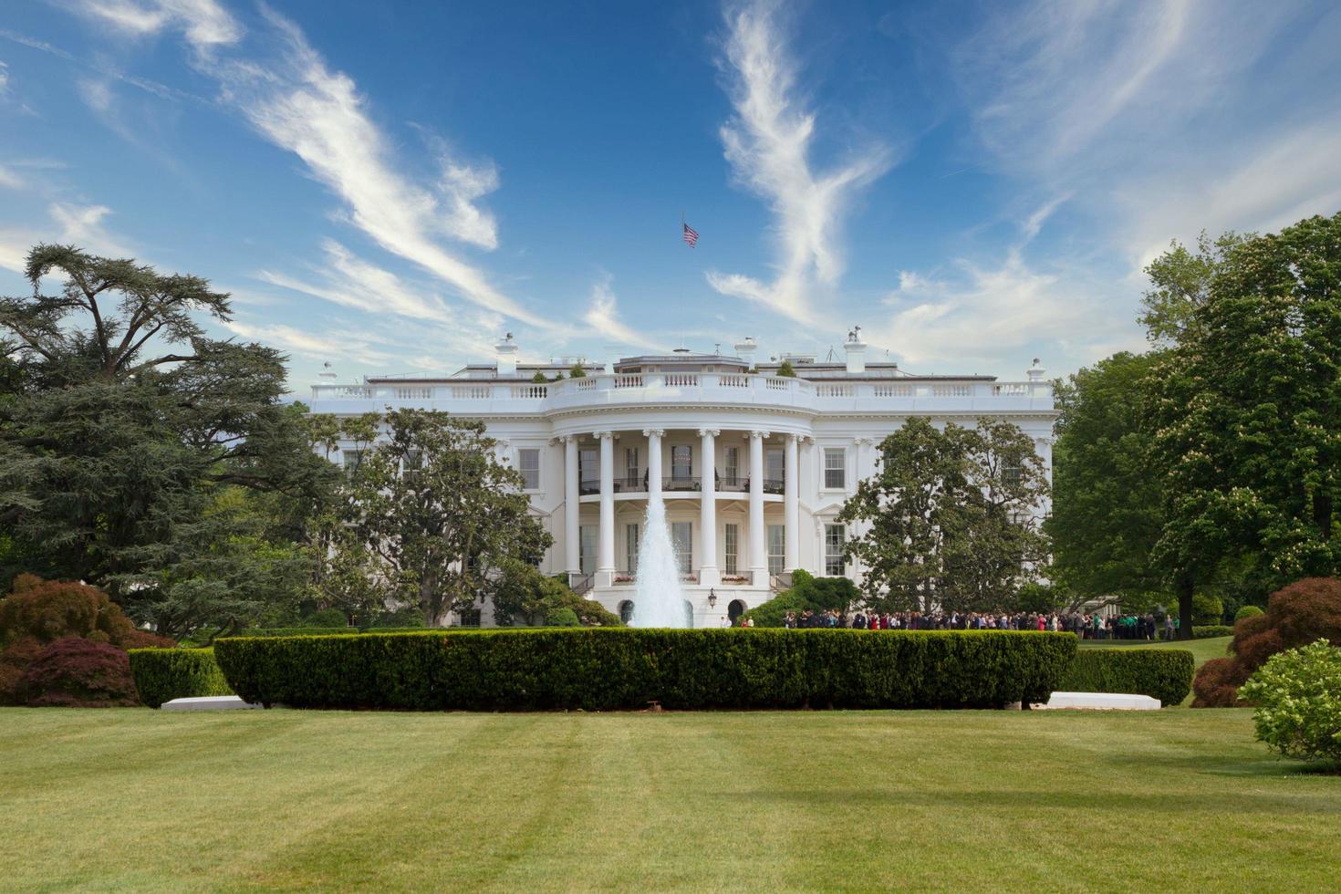 het witte huis in Washington DC foto