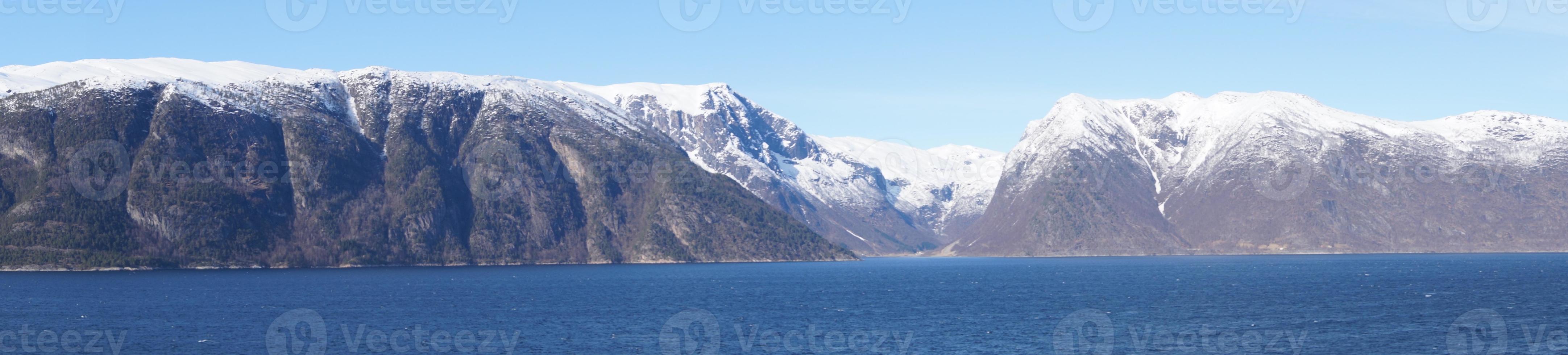 sognefjord in noorwegen foto