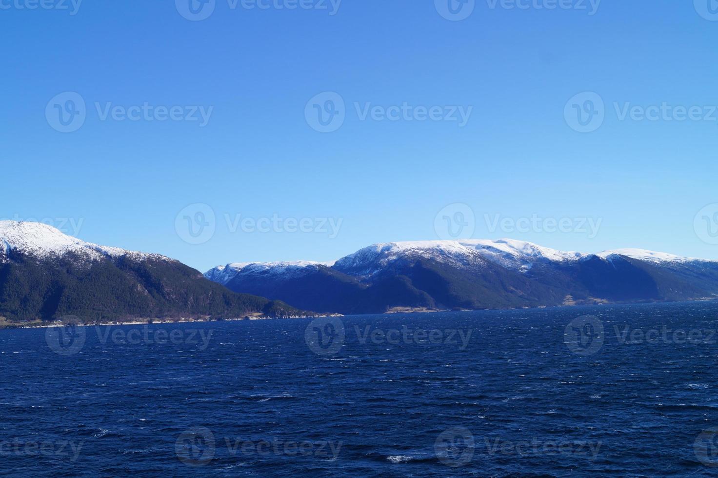 sognefjord in noorwegen foto