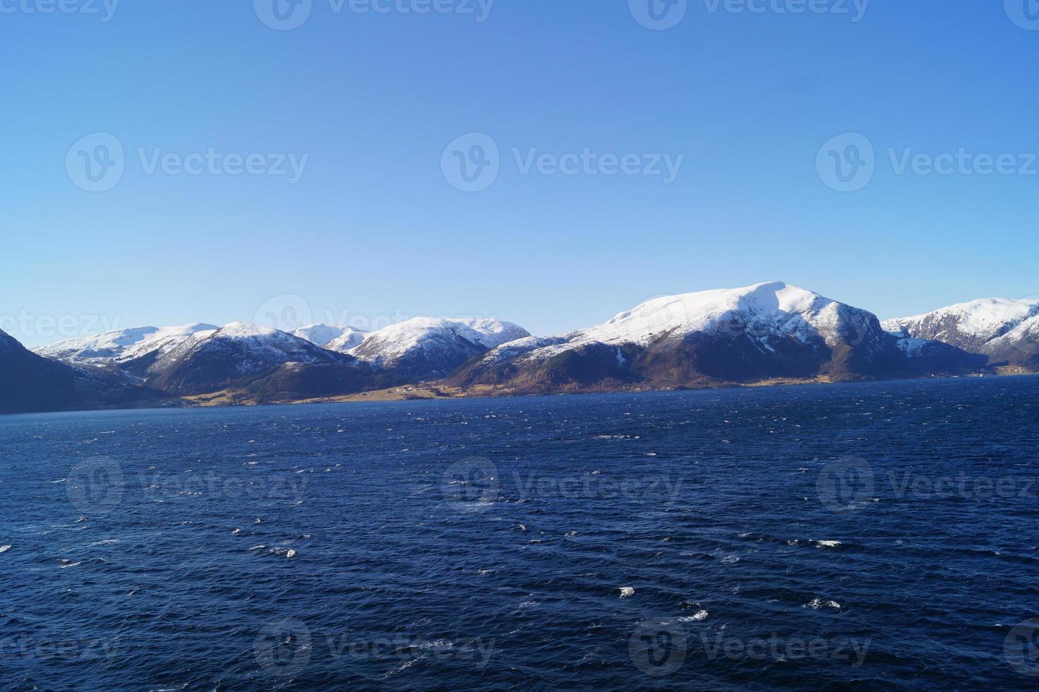 sognefjord in noorwegen foto